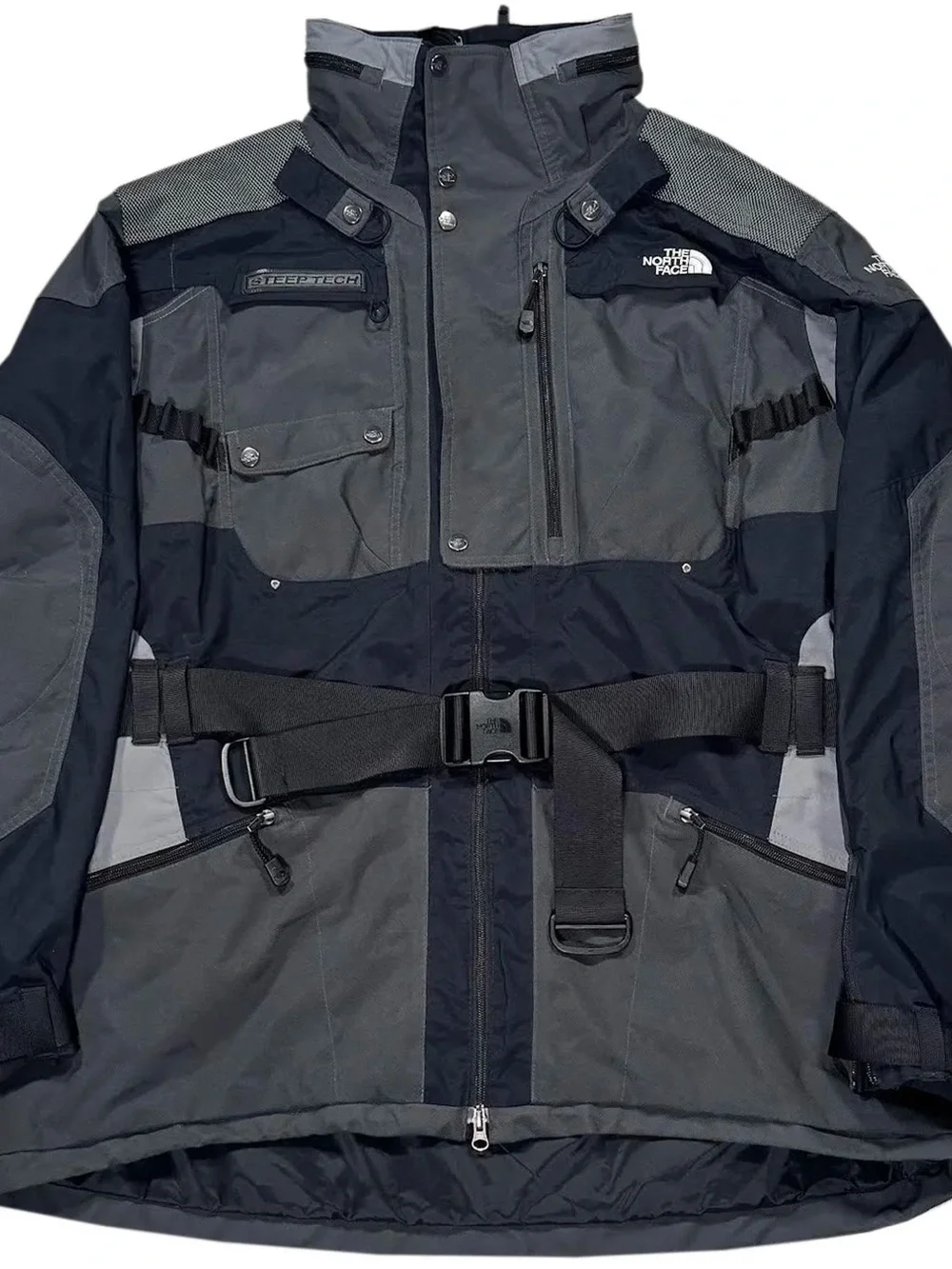 The North Face Steep Tech Black / Grey Jacket (Size XXL)